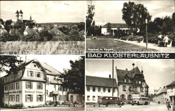 Bad Klosterlausnitz Kirche Moorbad Kurpark Markt HOG Ratske