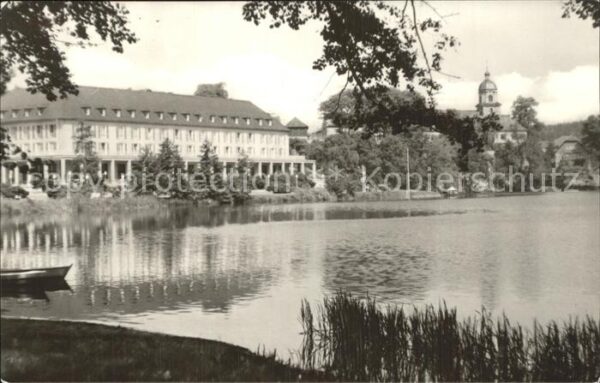 Bad Salzungen Kurhaus Partie am Wasser