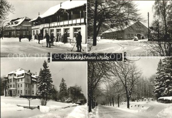 Friedrichsbrunn Harz HO Hotel FDGB Erholungsheim Sanatorium