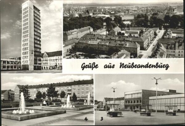 Neubrandenburg Haus der Kultur und Bildung Karl Marx P