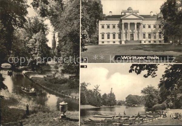 Woerlitz Wörlitzer Park Goldene Urne Schlossmuse