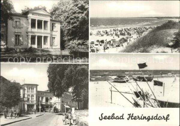 Heringsdorf Ostseebad Usedom FDGB Walter Schröder HO Drogerie Strand