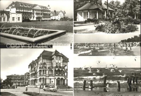 Kuehlungsborn Ostseebad FDGB Erholungsheime Strand Möwen Konzer