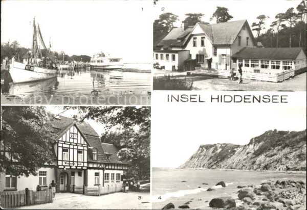 Kloster Hiddensee Hafen Gaststätte Klausner Haus Wiesenec