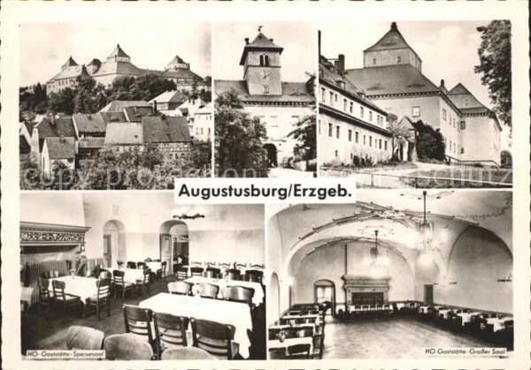 Augustusburg Schloss HO Gaststätte Speisesaal Grosse