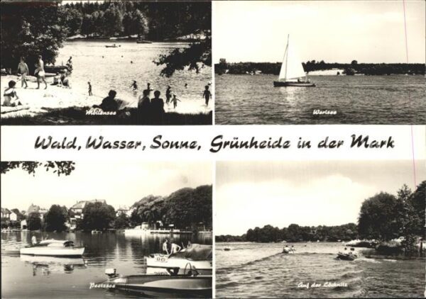 Gruenheide Mark Wald Wasser Sonne Möllensee Werlsee Löc