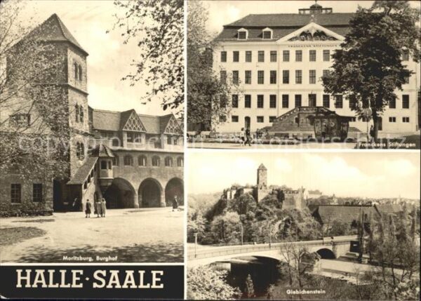 Halle Saale Moritzburg Burghof Franckens Stiftungen