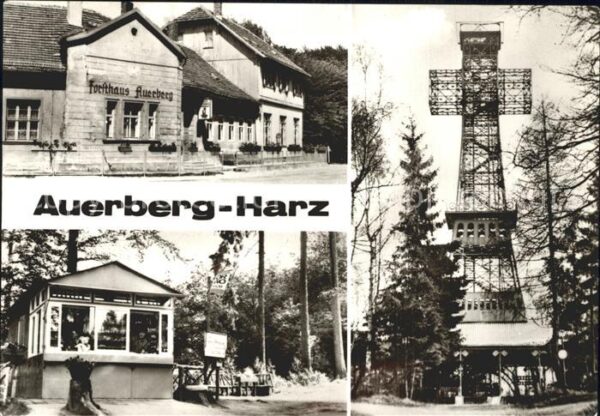 Auerberg Harz Gaststätte Forsthaus Kiosk Josephskreuz