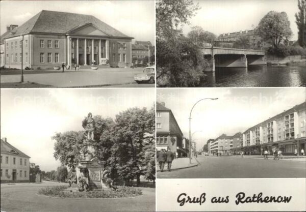 Rathenow Kulturhaus Schleusenkanal Schleusenplat