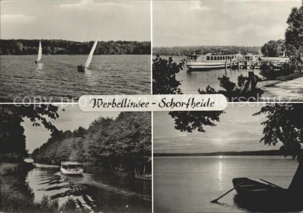 Werbellinsee-Altenhof Segeln Ausflugsdampfer Kanal Sonnenunte