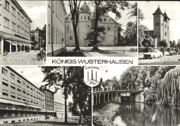 Koenigs-Wusterhausen Konsum Kaufhaus Schloss Katholische Kir