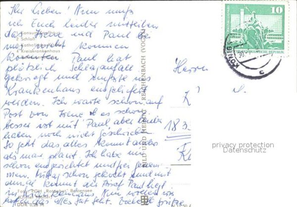 Koenigs-Wusterhausen Konsum Kaufhaus Schloss Katholische Kir – Bild 2