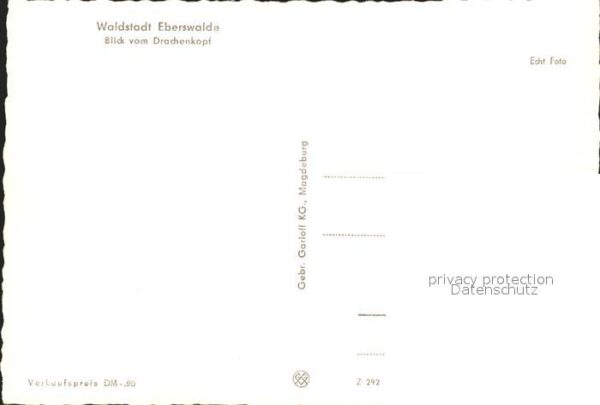 Eberswalde Blick vom Drachenkopf – Bild 2