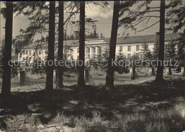 Antonshoehe Breitenbrunn Sanatorium für natürliche Heilweise Han