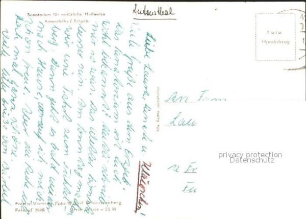 Antonshoehe Breitenbrunn Sanatorium für natürliche Heilweise Han – Bild 2