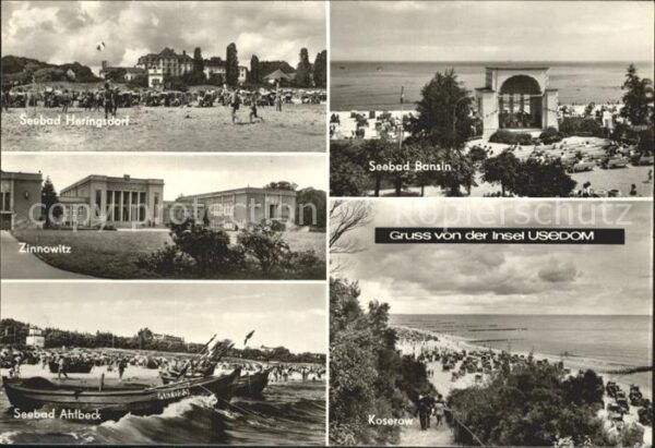 Usedom Seebäder Heringsdorf Zinnowitz Ahlbeck