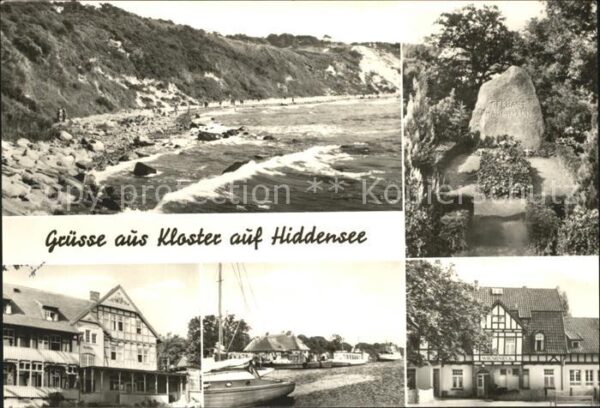 Kloster Hiddensee Grabstätte Gerhart Hauptmann FDGB Erhol