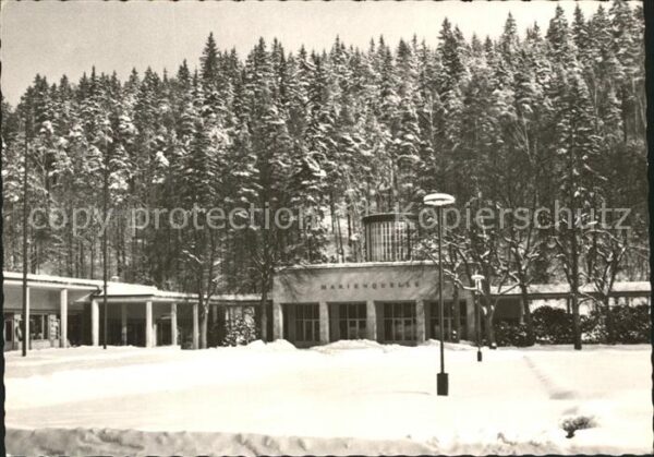 Bad Elster Marienquelle im Winter