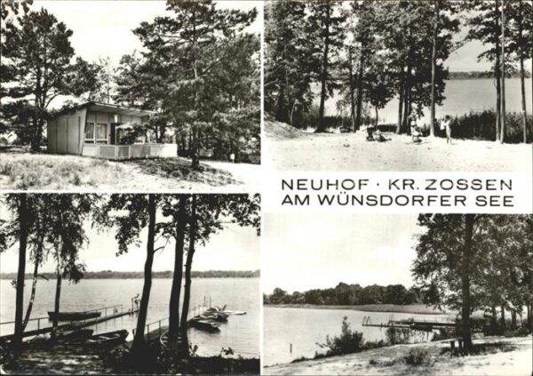 Neuhof Zossen Bungalow Uferpartie am Wünsdorfer See S