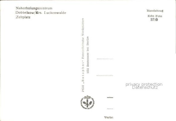 Dobbrikow Zeltplatz Naherholungszentrum – Bild 2