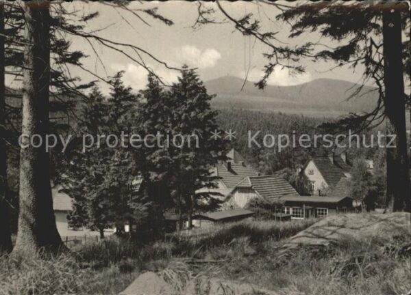 Schierke Harz Blick zum Wurmberg Luftkurort