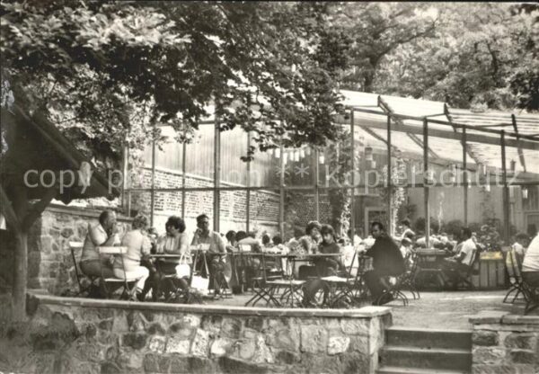Blankenburg Harz Gaststätte Grossvater Terrasse