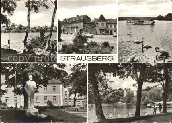 Strausberg Brandenburg Straussee Grosse Strasse Fähre Leninpla