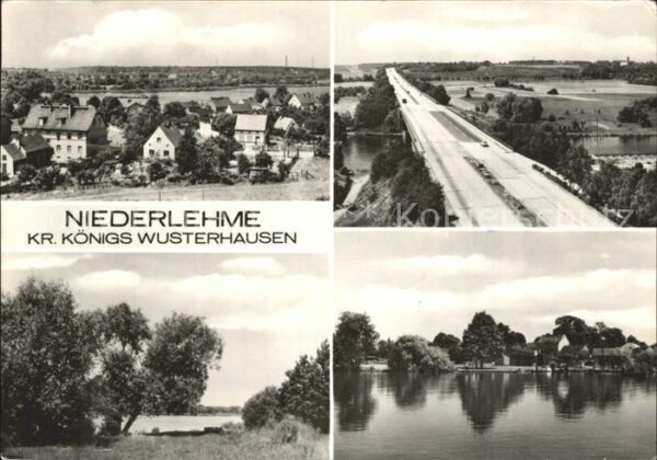Niederlehme Teilansichten Dahme Brücke