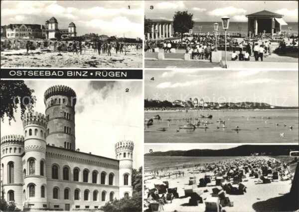 Binz Ruegen Kurhaus Strand Jagdschloss Granitz Kurk