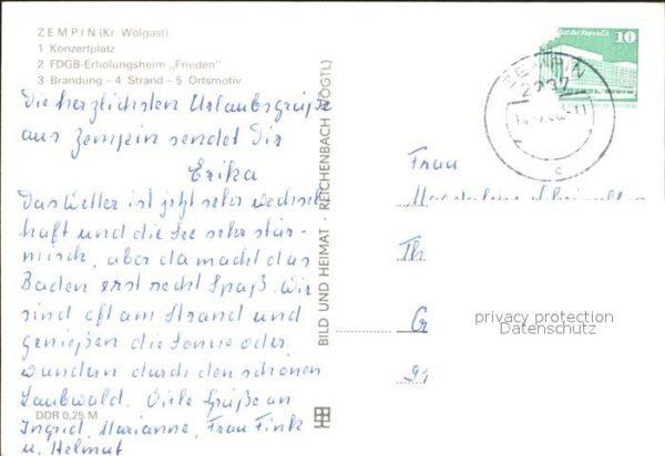 Zempin Konzertplatz FDGB Erholungsheim Frieden – Bild 2