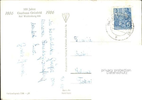 Waldenburg Sachsen Park Grünfeld Kirche Schloss Gasthaus E – Bild 2