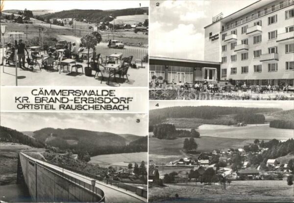 Rauschenbach Neuhausen FDGB Erholungsheim Paul Gruner Terrasse