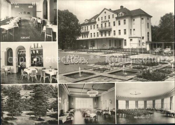 Bad Lausick Kurbad Springbrunnen Wintergarten Speis