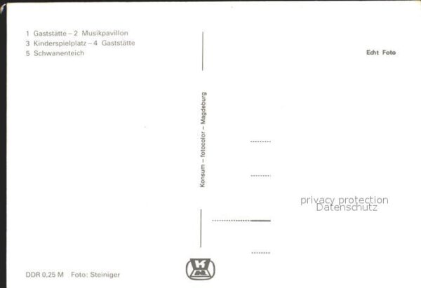 Heiligenstadt Eichsfeld Naherholungszentrum Konsum Gaststätte N – Bild 2