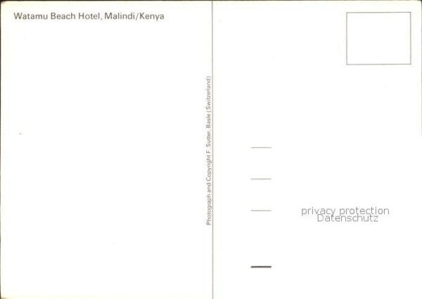 Malindi Watamu Beach Hotel Palmen – Bild 2