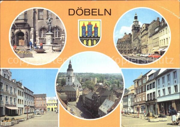 Doebeln Schlegelbrunnen Rathaus Ernst Thälmann