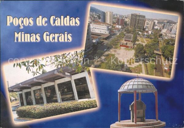 Pocos de Caldas Praca Dom Pedroll Balneario Dr Mourao F