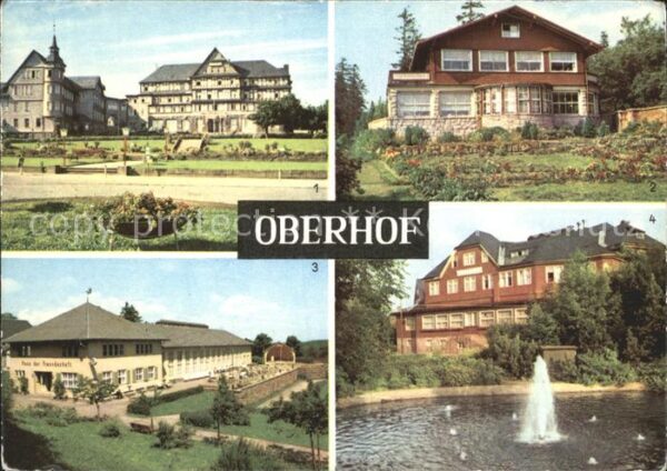 Oberhof Thueringen Ernst Thälmann Haus Cafe Luisensitz Hau