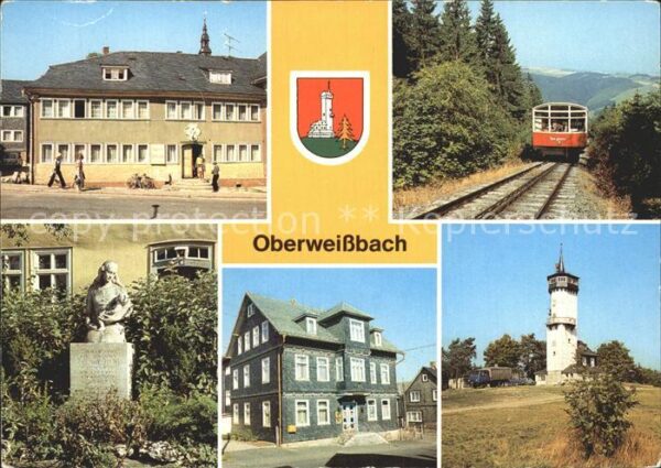 Oberweissbach Gasthaus Bergbahn Fröbeldenkmal Turm