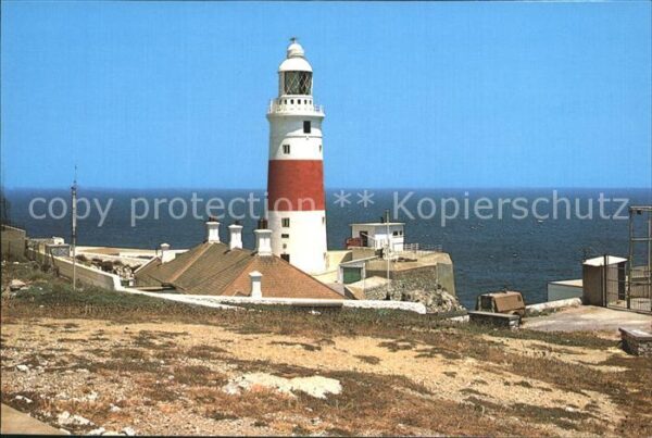 Gibraltar Europa Point Punta de Europa Leuchtturm