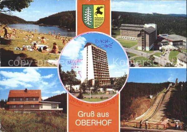 Oberhof Thueringen Lütschetalsperre FDGB Erholungsheim Wal