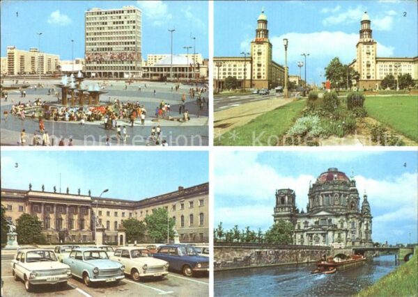 Berlin Alexanderplatz Frankfurter Tor Humboldt
