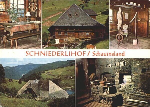 Schauinsland Schniederlihof Bauernhaus Museum 300jäh