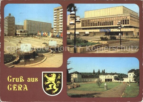 Gera Dr Rudolf Breitscheid Strasse Wasserspi