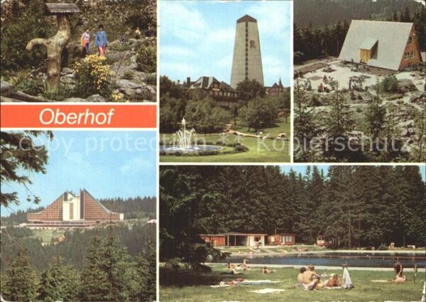 Oberhof Thueringen Botanischer Garten Gebirgsflora FDGB Er