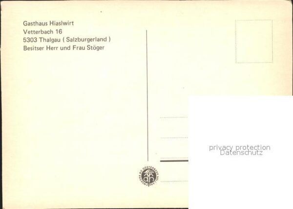 Thalgau Gasthaus Hiaslwirt – Bild 2