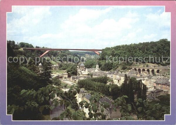 LUXEMBOURG  Luxemburg Pont Grande Duchesse Charlotte Faubourg
