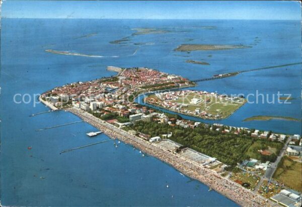 Grado Gorizia Isola del Sole dall aereo