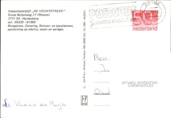Hardenberg Niederlande Vakantieverblijf De Vechtstreek Bungalo – Bild 2