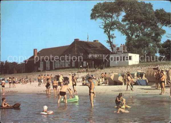 Zingst Ostseebad Strand HO Gaststätte Kurhaus